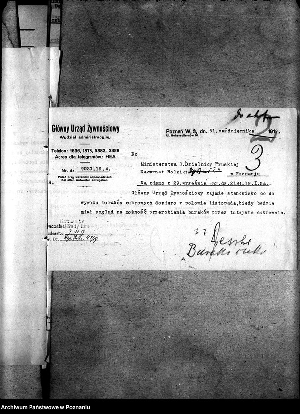 image.from.unit.number "Sprawy ogólno - administracyjne Cukrownictwo, cukrownie i buraki"