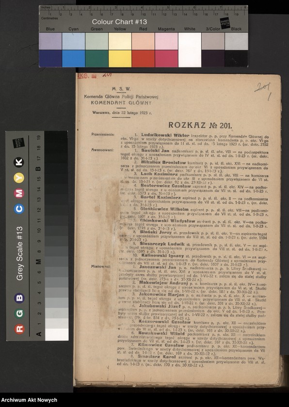 image.from.unit "Rozkazy Komendanta Głównego Policji Państwowej nr 201-400."