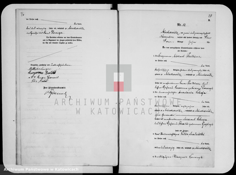 image.from.unit.number "Księga małżeństw za rok 1874 [nr 1 - 13]"