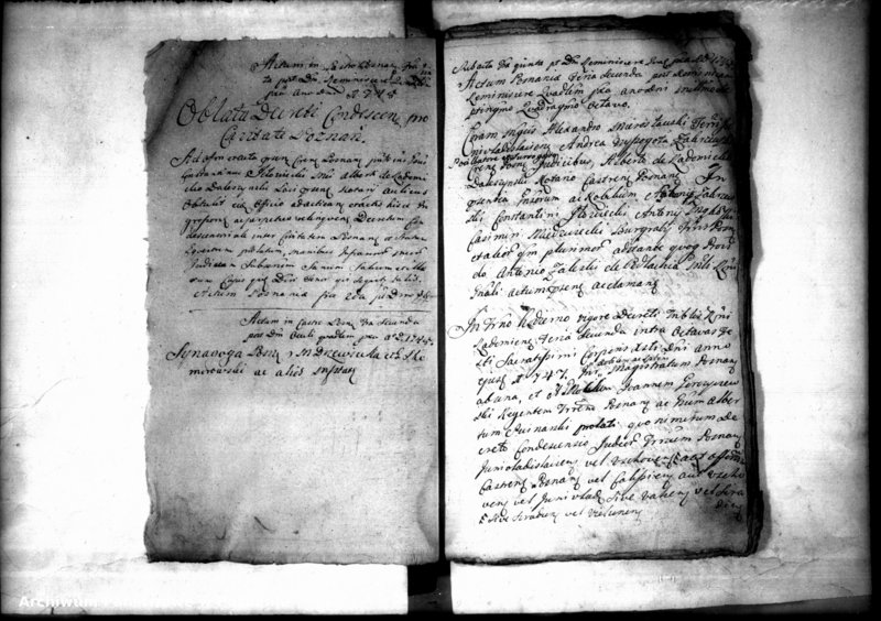 Obraz 19 z jednostki "Lib. civium, inscriptiones, relationes [protocollon]"