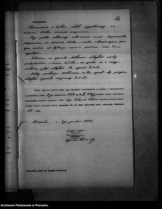 Obraz 20 z jednostki "Młyn parowy w Kiszewku, pow. obornicki własność St. Turno nr woj 114"