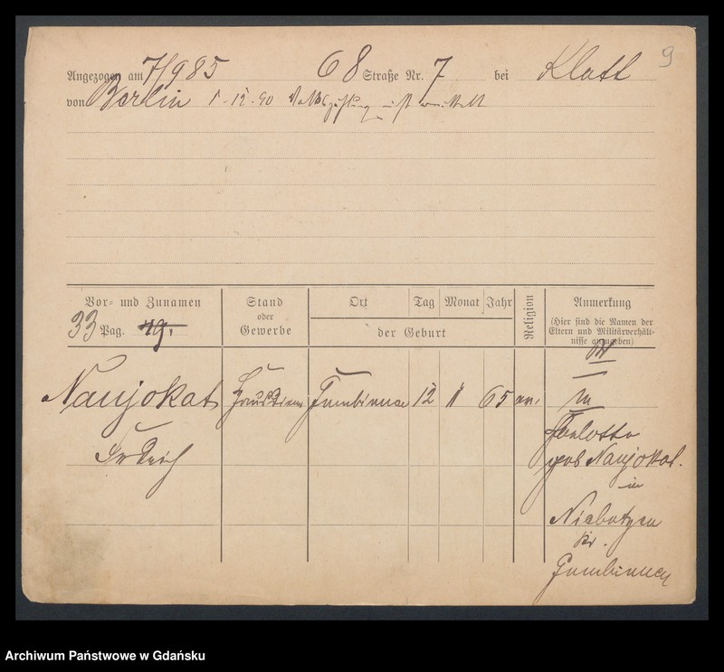 image.from.unit.number "Karty meldunkowe: Naujokat - Nebel"