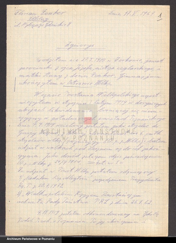 Obraz 12 z jednostki "Życiorysy powstańców wielkopolskich: Z - tom ll /Zenker Florian - Zuchowski Antoni/."