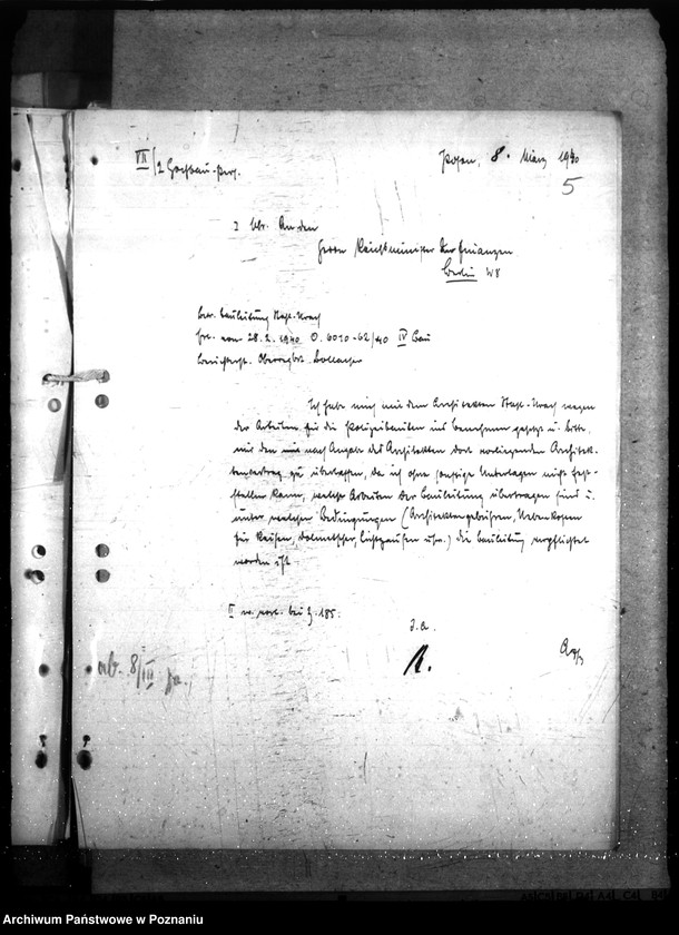 Obraz 9 z jednostki "Architekten - Vertrag - Polizeiverwaltung Posen"