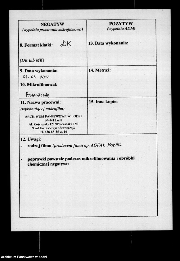 Obraz 3 z jednostki "Akta tyczące się spisu ognisk i opłaty od tychże"