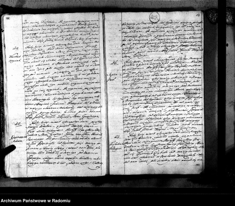 image.from.unit.number "Tczów 1814 [Duplikat akt urodzonych, zaślubionych i zmarłych]"