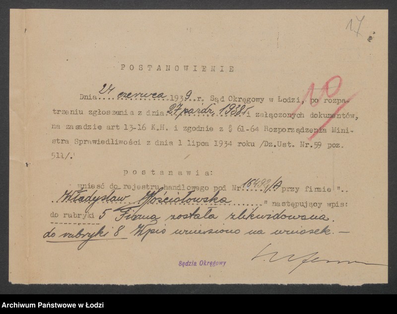 Obraz 19 z jednostki "Władysław Kościołowski - sklep spożywczy i tytoniowy"