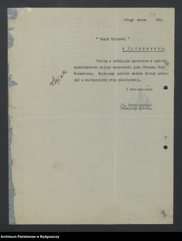 image.from.unit.number "[Prywatne pisma kierowane do Prezydenta miasta Bydgoszczy Leona Barciszewskiego]"