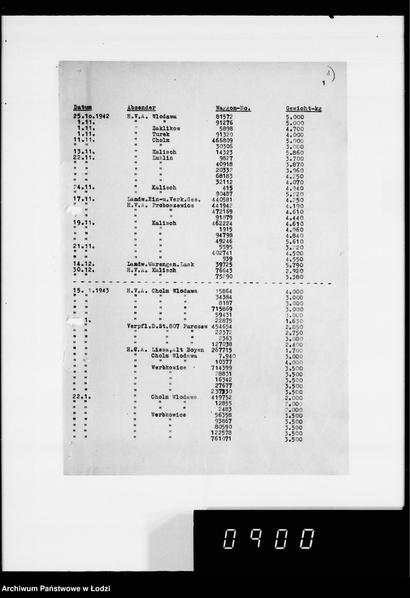 Obraz 5 z jednostki "Strohschuhe. Rechnungen, Frachtberichte, Waggon-Eingang"