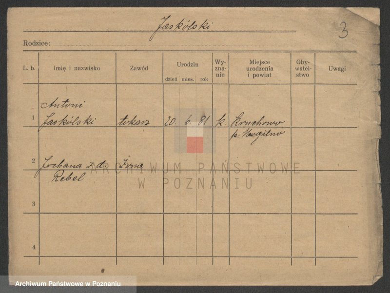 Obraz 3 z jednostki "Jaskulski - Jaszczyk"