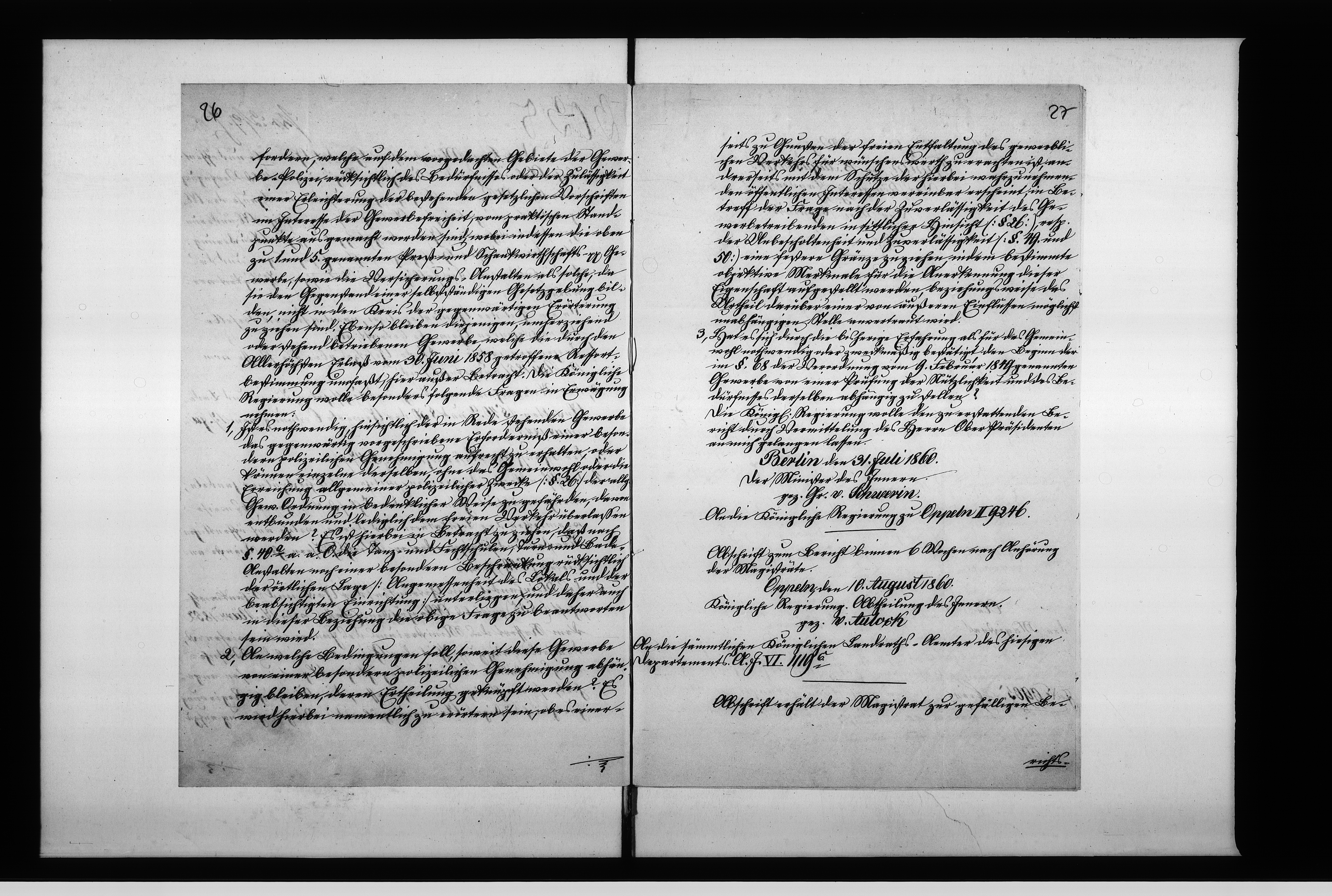 image.from.unit.number "Acta des Magistrats zu Oppeln betreffend Gutachten über Abänderung der Gewerbe-Ordnung und Gewebesteuer Gesetzgebung"