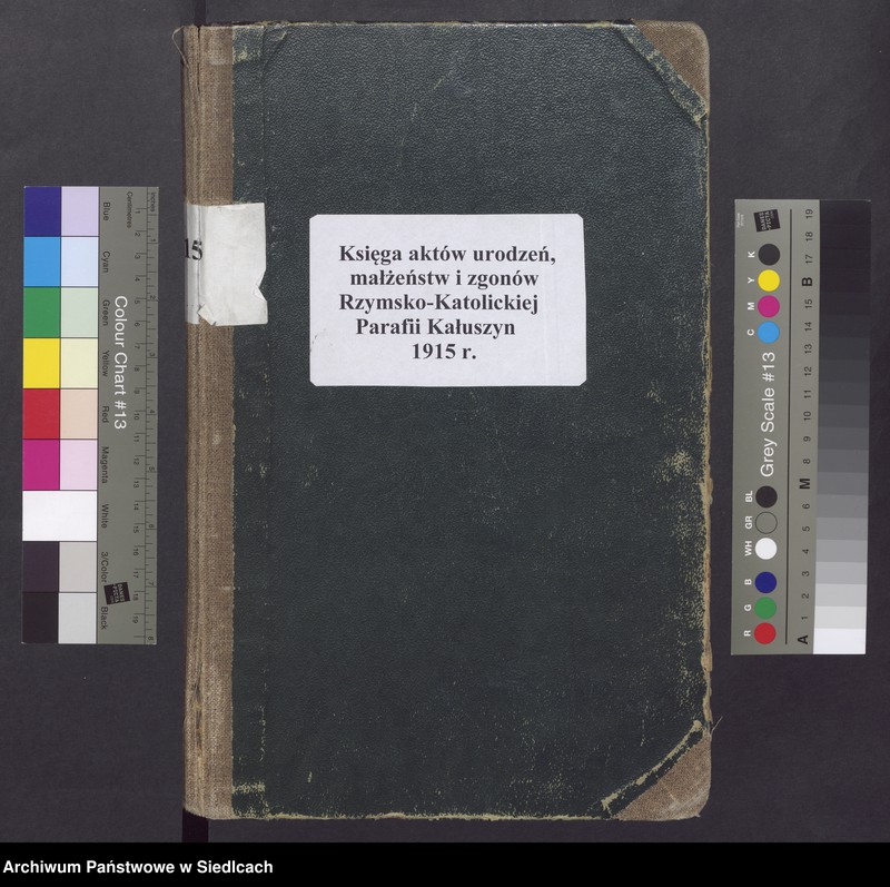 image.from.unit.number "Księga aktów urodzeń, małżeństw i zgonów Rzymskokatolickiej Parafii Kałuszyn"