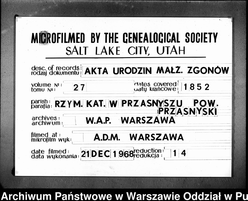image.from.unit.number "Akta urodzeń, małżeństw, zgonów"