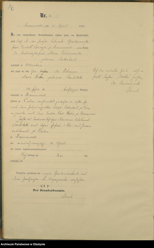 image.from.unit.number "Sterbe-Haupt-Register Nr 1 - 42"