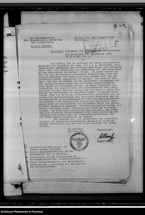 Obraz 7 z jednostki "Ausbildung der Lehrkräfte"