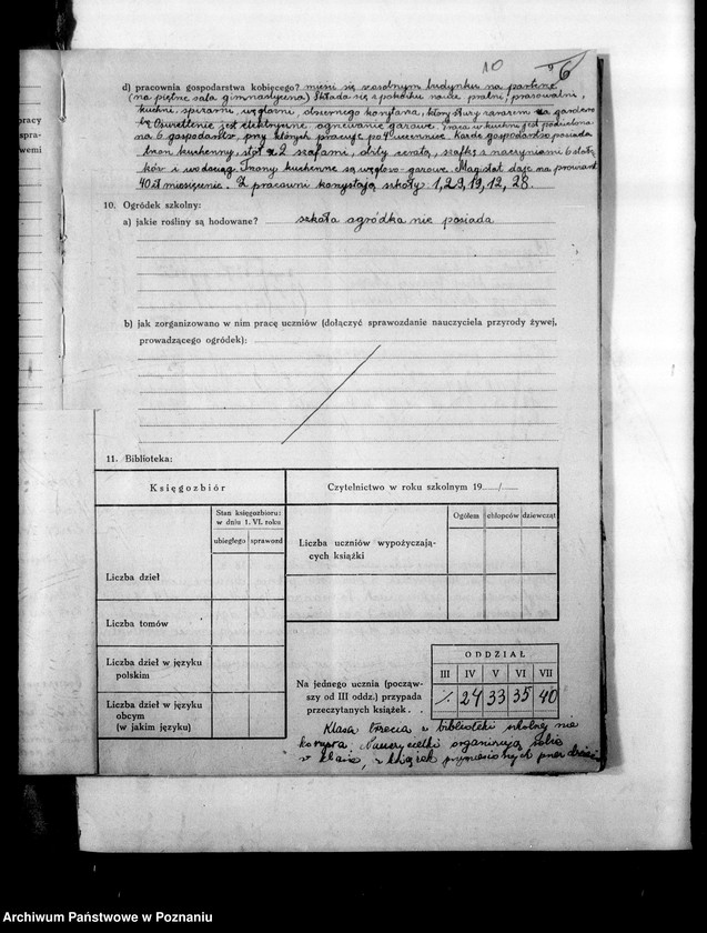 Obraz 15 z jednostki "Sprawozdanie roczne szkół powszechnych na terenie miasta Poznania"
