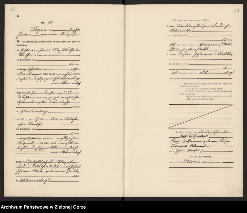 Obraz 13 z jednostki "[Księga małżeństw]"