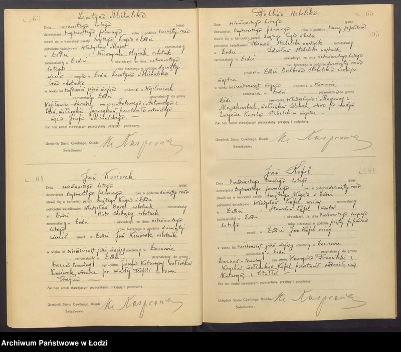 Obraz 19 z jednostki "Akta zgonów"