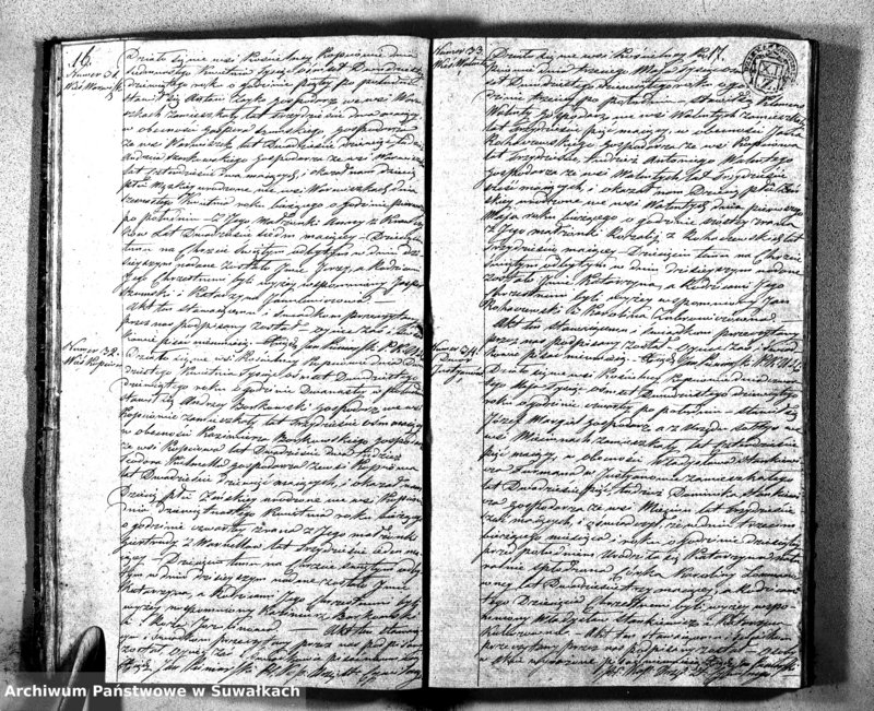 image.from.unit.number "Kięga Duplikatu Zawierająca w sobie Akta Stanu Cywilnego od dnia 1-go Stycznia do dnia ostatniego Grudnia 1829 r. Urodzonych, Zaślubionych i Zmarłych w Parafii Kopciowskiey pro 1829 roku"