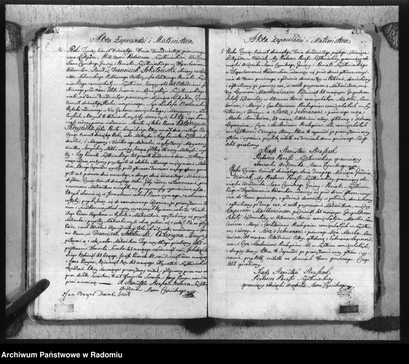 image.from.unit.number "Akta urzędnika stanu cywilnego gminy Szydłowiec z roku 1810"