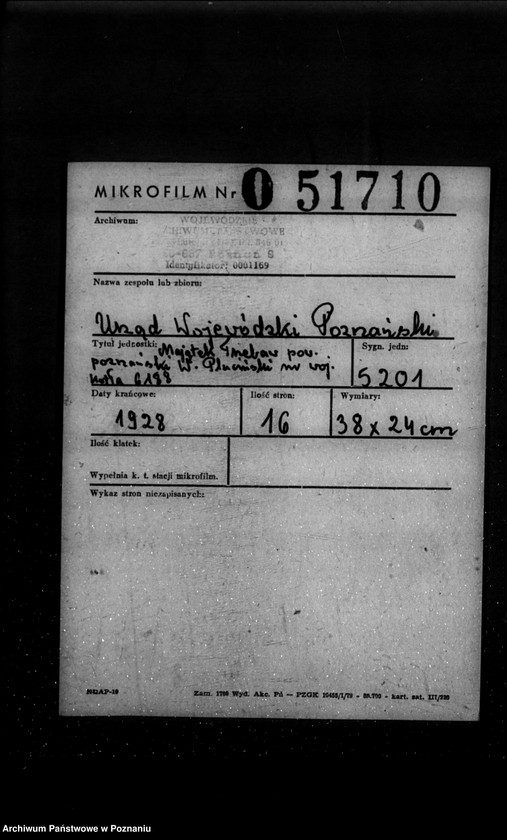 Obraz 2 z jednostki "Majątek Trzebaw powiat poznański W. Pluciński nr woj. kotła 6188"