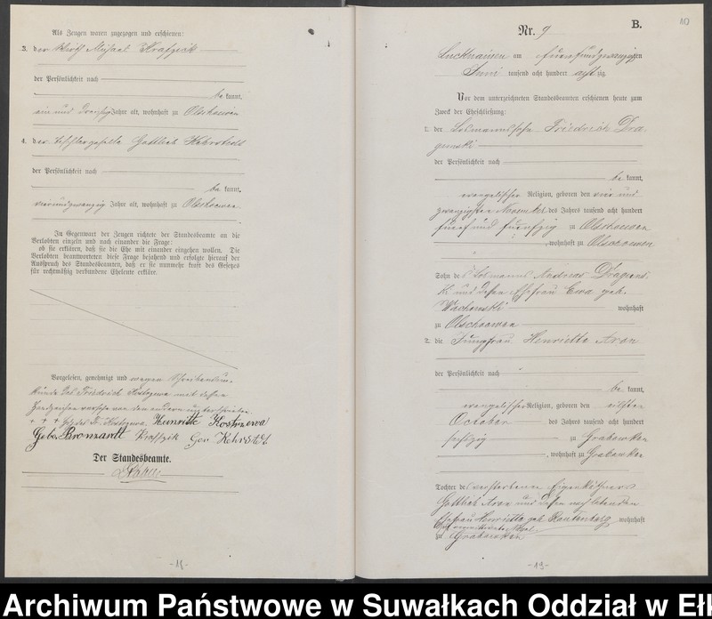 image.from.unit.number "Heiraths-Haupt-Register des Königlich Preussischen Standes-Amtes Lucknainen Kreis Sensburg für das Jahr 1880[do 1883]"