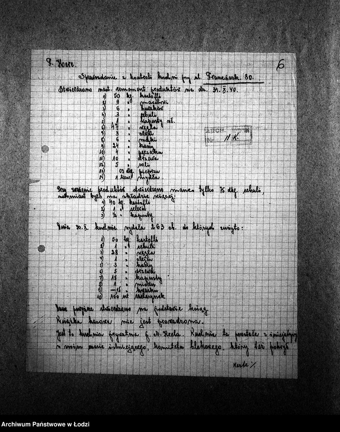 Obraz 9 z jednostki "[Kuchnia przy ul. Franciszkańskiej 80. Działalność kuchni, personel, konsumenci, kontrole]"