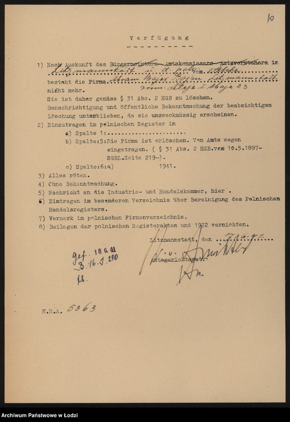 Obraz 12 z jednostki "Abram Majer Bojm- sklep spożywczy"