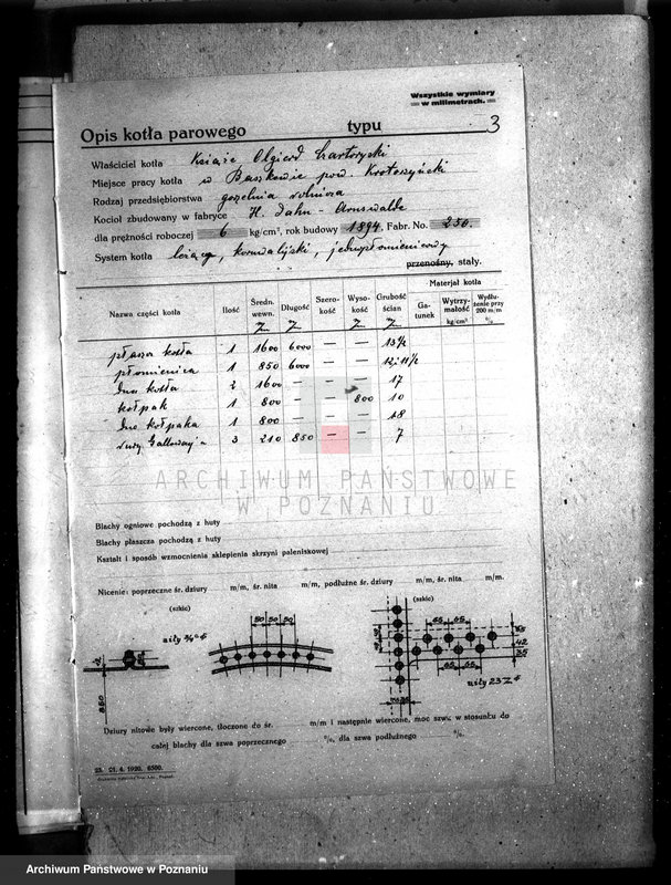 image.from.unit.number "Majętność Boszków, pow. krotoszyński Gorzelnia rolnicza O. Czartoryskiego"
