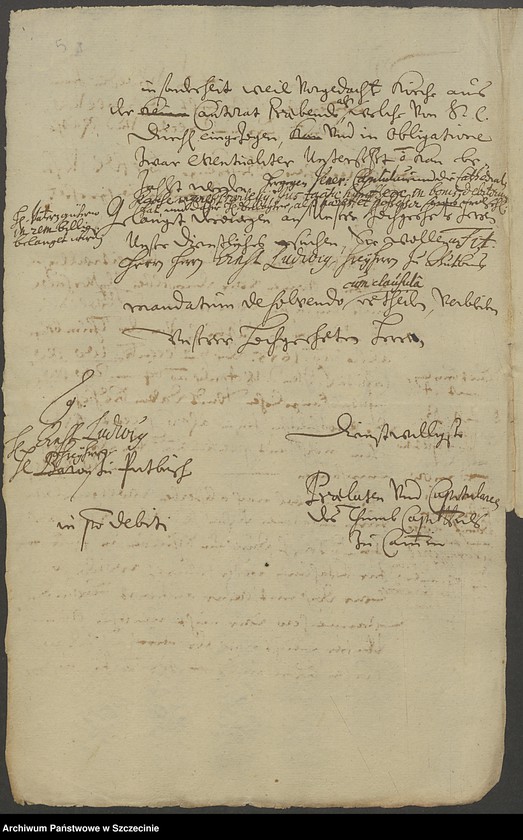 image.from.unit.number "Domkapitel contra Baron v[on] Putbus in po debiti."