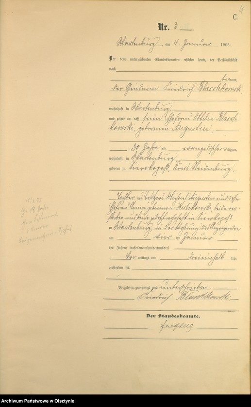 image.from.unit.number "Sterbe-Haupt-Register Nr 1 - 134"