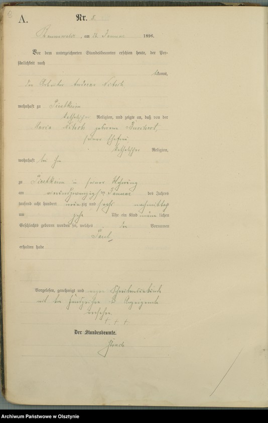 image.from.unit.number "Geburts-Haupt-Register Nr 1 - 100"