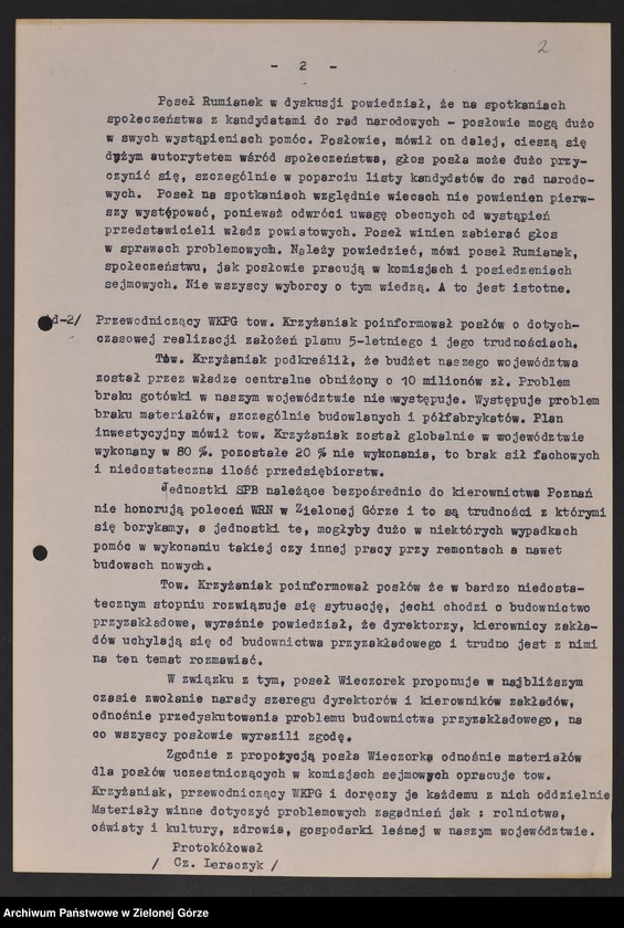 image.from.unit.number "Protokoły z posiedzeń Wojewódzkiego Zespołu Poselskiego"