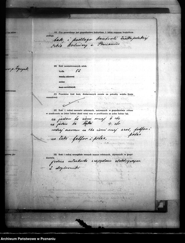 Obraz 9 z jednostki "Majątek Kosztowo powiatu wyrzyskiego wyłączenie z art. 4/5 ustawy o wykonaniu reformy rolnej Helmut Buettner"