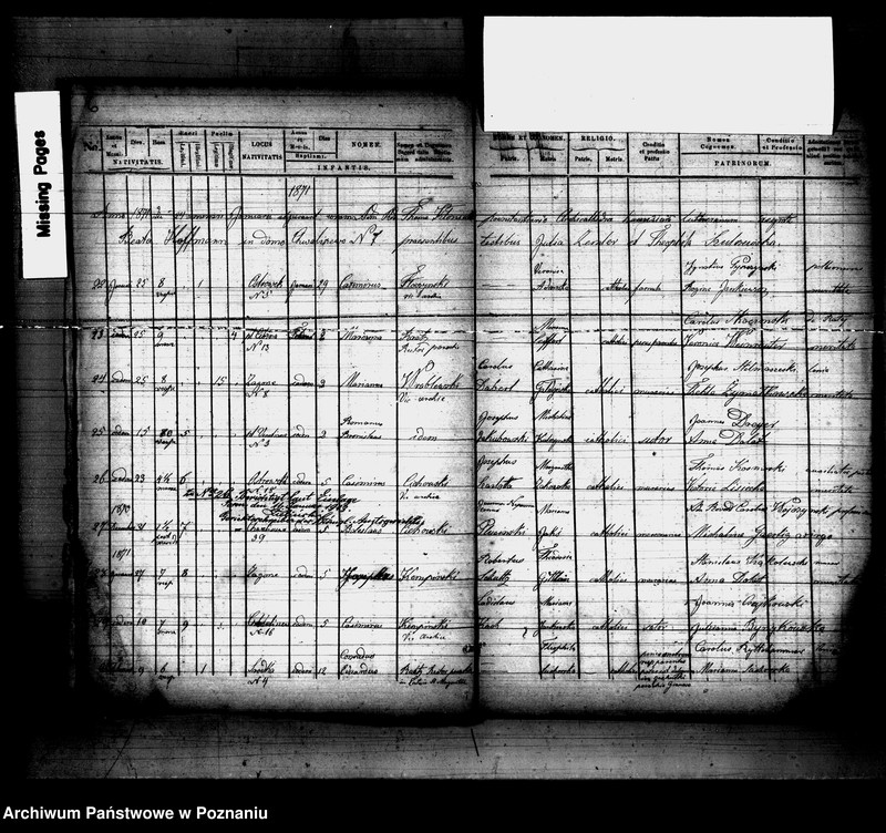 Obraz 4 z jednostki "Księga urodzeń"