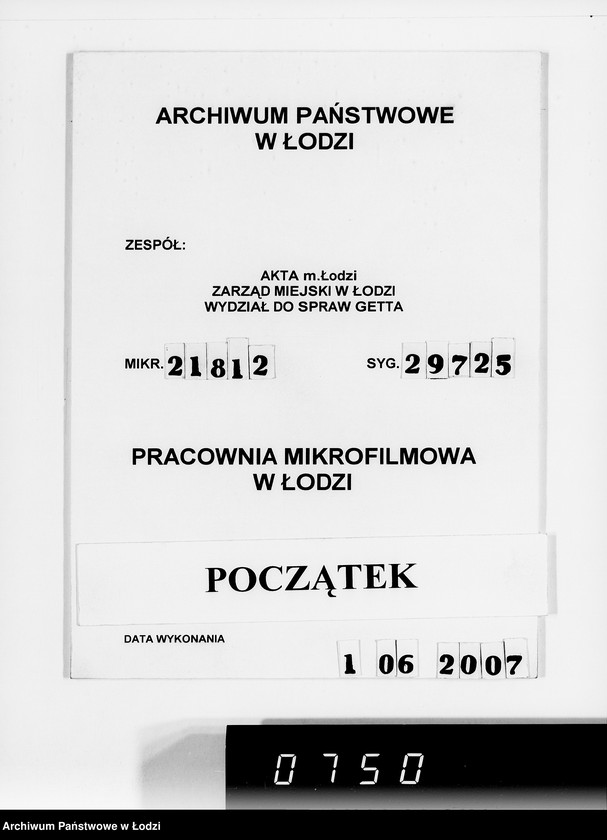 Obraz 1 z jednostki "4. Kassenbelege von nr 627- 846"