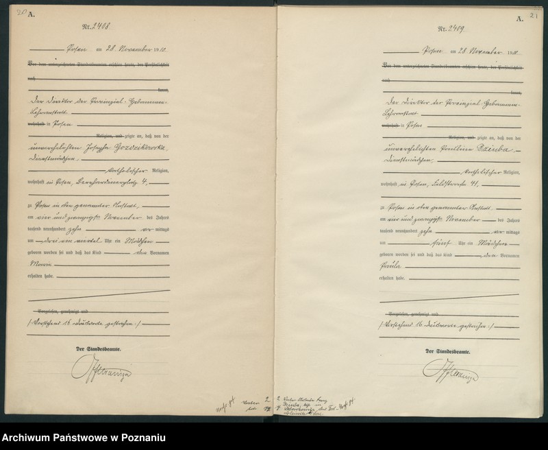 Obraz 13 z jednostki "Księga miejscowa urodzeń tom V [Rejestr główny urodzeń]"