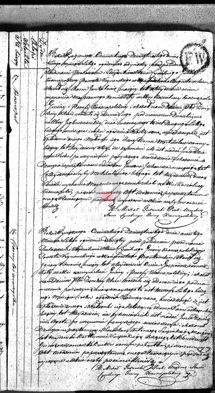 image.from.unit.number "Akta Urodzonych Gminy Krasnopolskiey w Powiecie Seyneńskim w Województwie Augstowskim od 1-go Stycznia 1819."