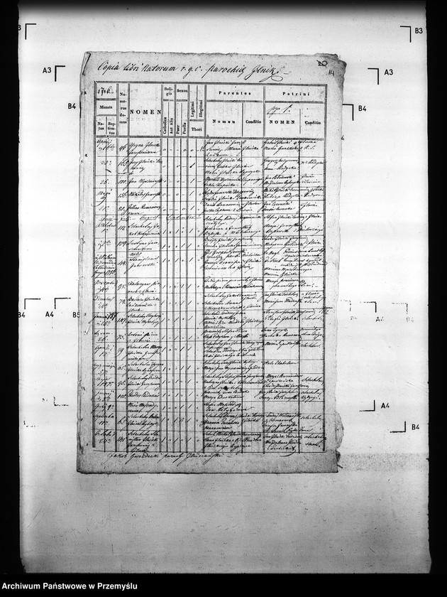 Obraz 19 z jednostki "[Kopie ksiąg metrykalnych parafii Ilnik (dekanat Turka)]"