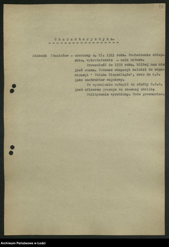 Obraz 17 z jednostki "Propozycje PPR i PPS w sprawie kierownictwa łódzkiej organizacji PZPR; [wykazy i charakterystyki kandydatów]"
