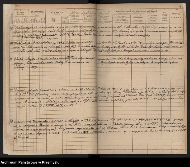 image.from.unit.number "Księga urodzin rok 1897-1900 tom XXIV [Księga urodzeń]"