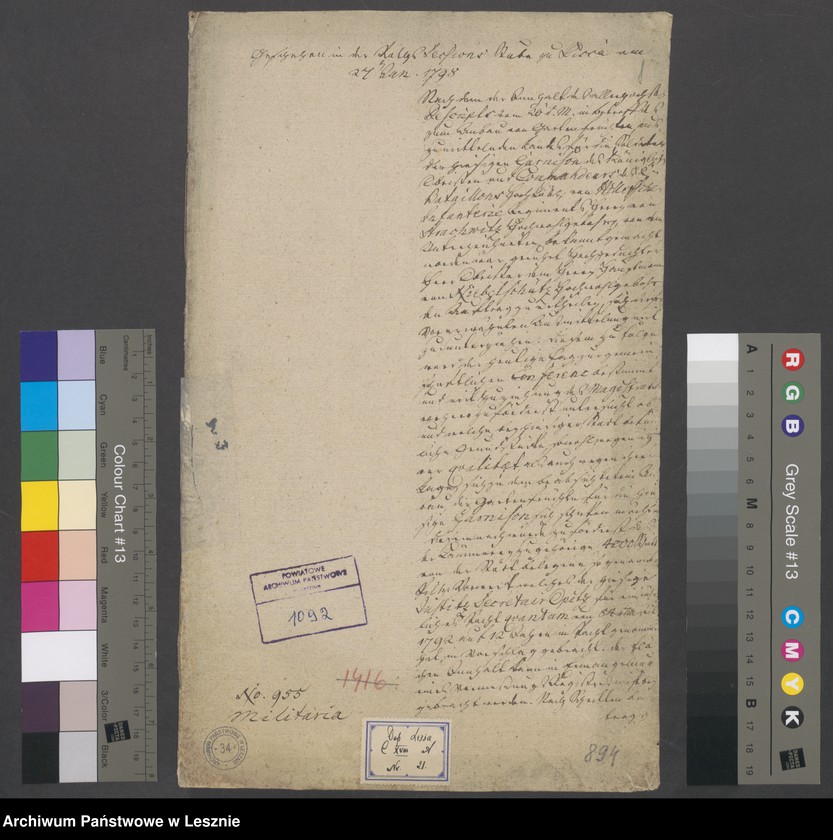 Obraz 3 z jednostki "[Zakup ogrodu dla potrzeb wojska]"