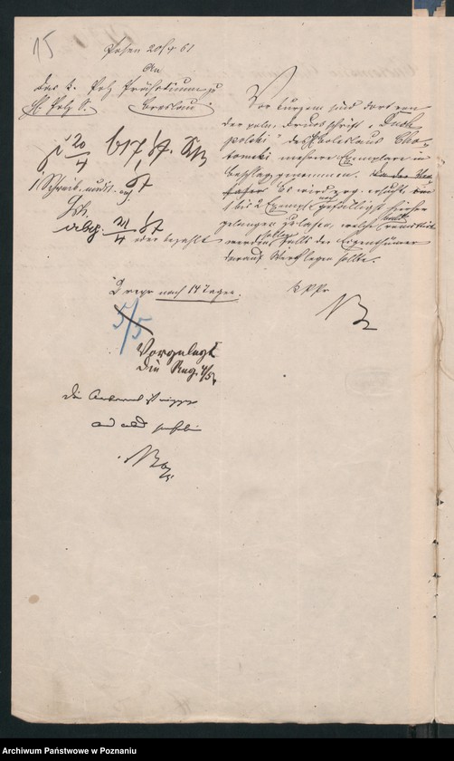 Obraz 20 z jednostki "A. betr. Auskunft über Inländer Lit. C /Namen-Rotulus vorgeheftet/"