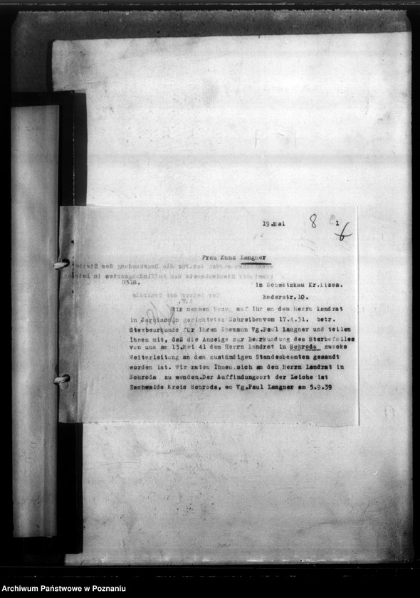 Obraz 12 z jednostki "Paul Langner - Schwetzkau, Kreis Lissa (Leszno)"