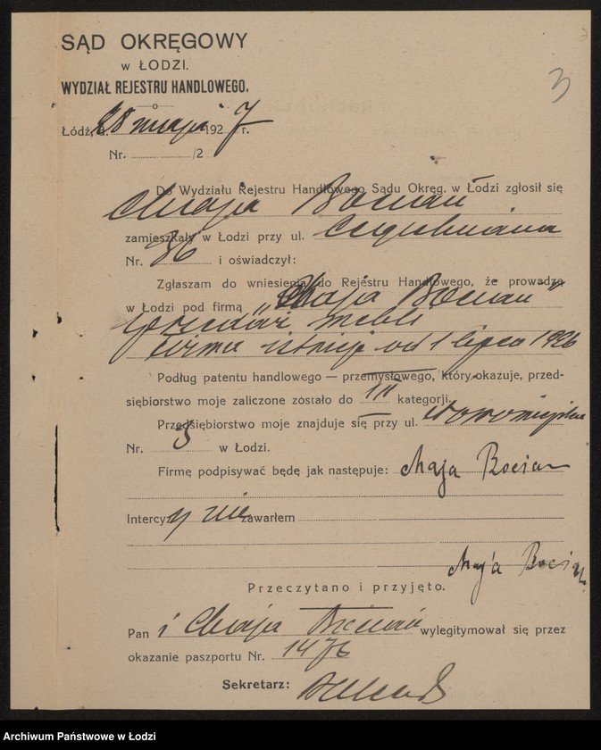 Obraz 5 z jednostki "Chaja Bocian- sprzedaż mebli"