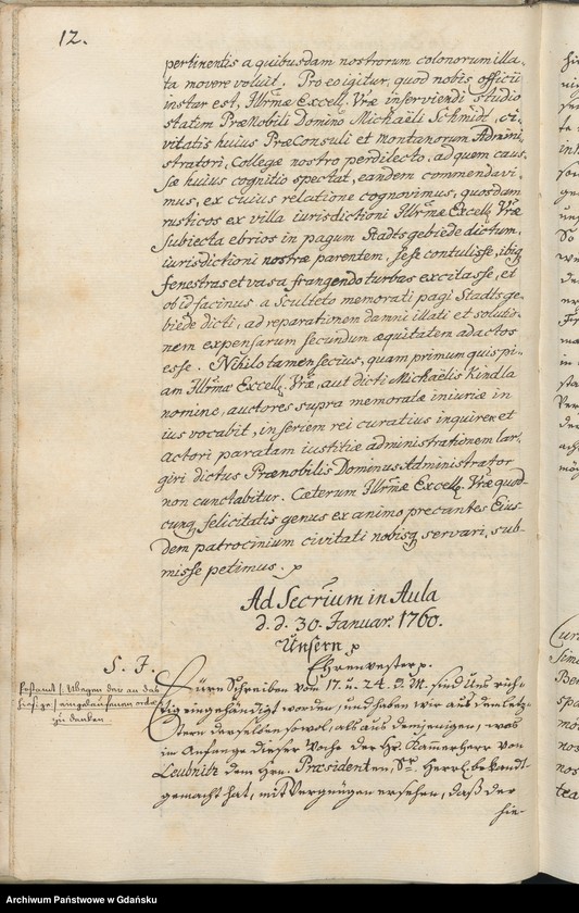 image.from.unit.number "[Liber missivarum]. Index nominum eorum ad quos praecedentes literae exaratae sunt. Register der in […] Briefen enthaltenen Sachen"