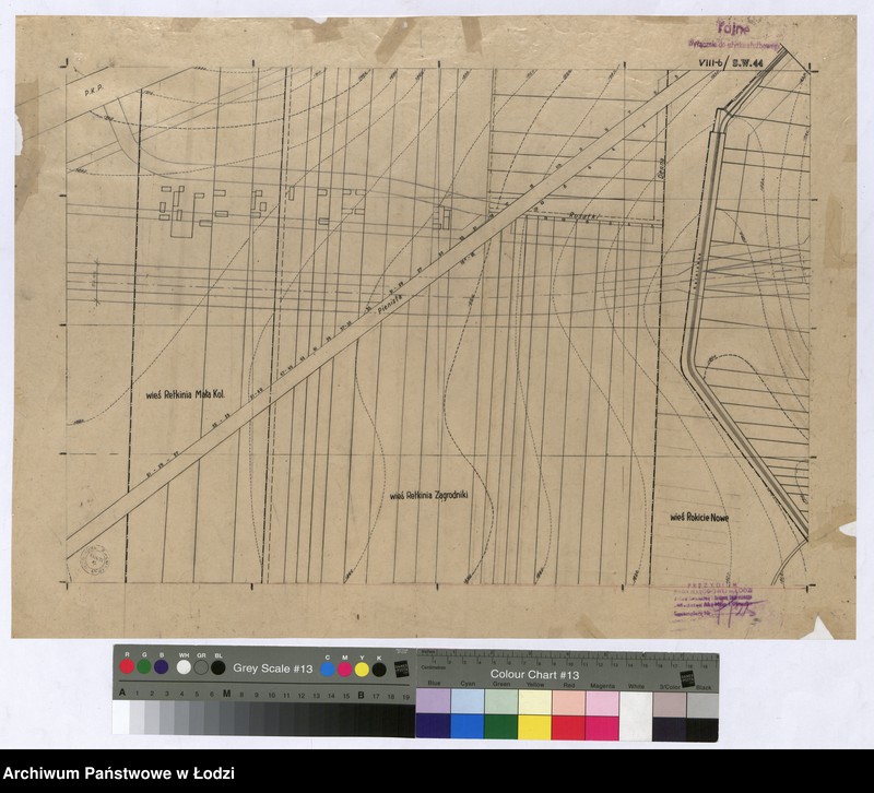 Obraz 1 z jednostki "Plan m. Łodzi 1:2000. Sekcja SW44"