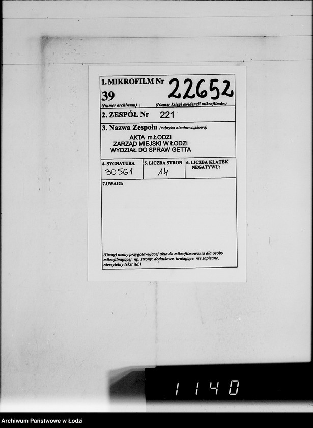 Obraz 2 z jednostki "V. [rachunki za dostawy towarów dla Getta]"