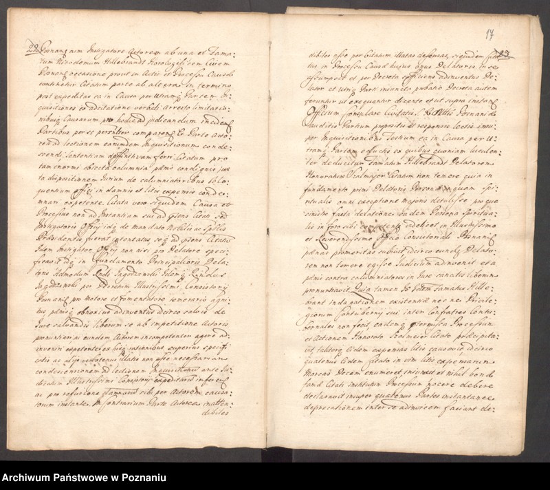 Obraz 18 z jednostki "Liber actorum officii consularis civitatis Posnaniae."