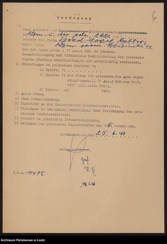 Obraz 8 z jednostki "Izrael – Moszek Rychter- drobna sprzedaż dodatków szewskich i skór"